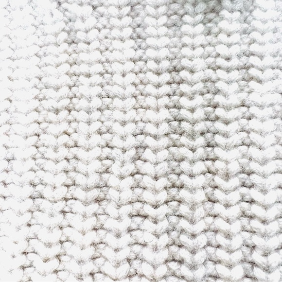 INTERMIX Wool Cashmere Cream Off White Mock Neck Sweater Size Small - Picture 5 of 11